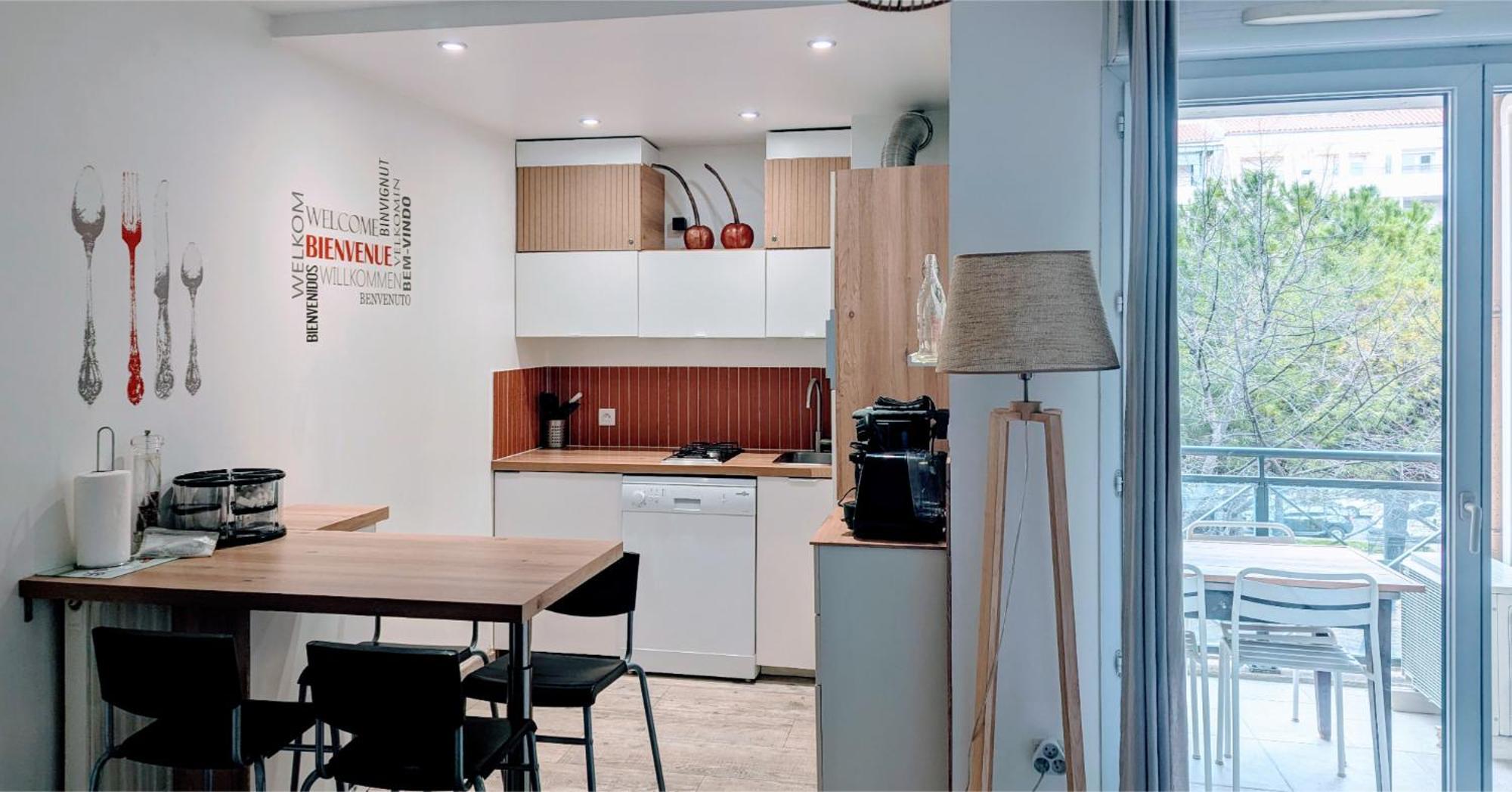 Appartement F2 Garage Box Wifi Terasse Clim Gare Fac Eco Richter