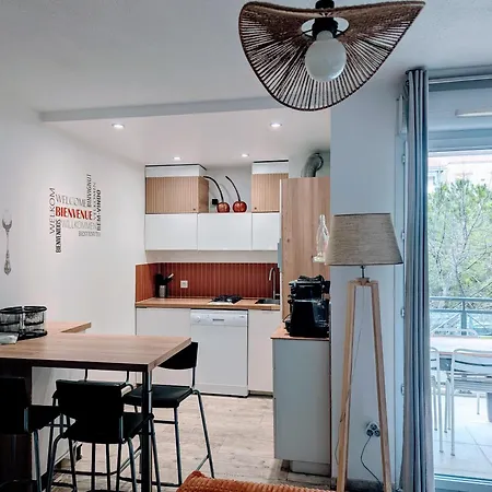 F2 Garage Box Wifi Terasse Clim Gare Fac Eco Richter Apartment Montpellier Exterior photo